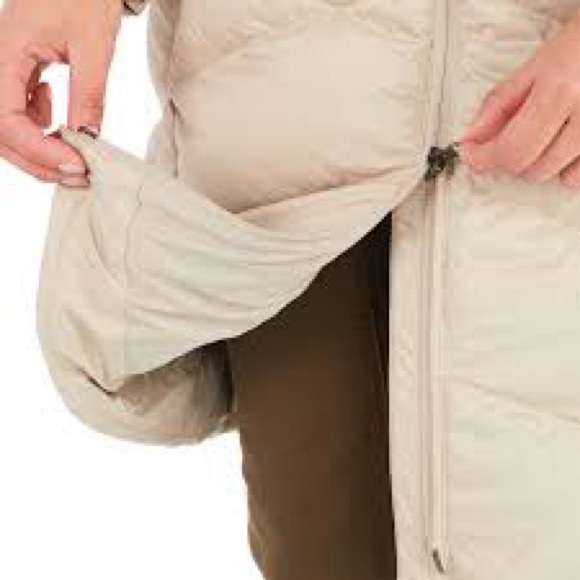 NWTs Marmot Women’s Montreaux Long Down Coat. Sandbar. Small - Picture 3 of 11